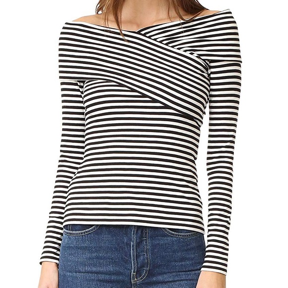 Theory Tops - SOLD ** Theory Off The Shoulder Top